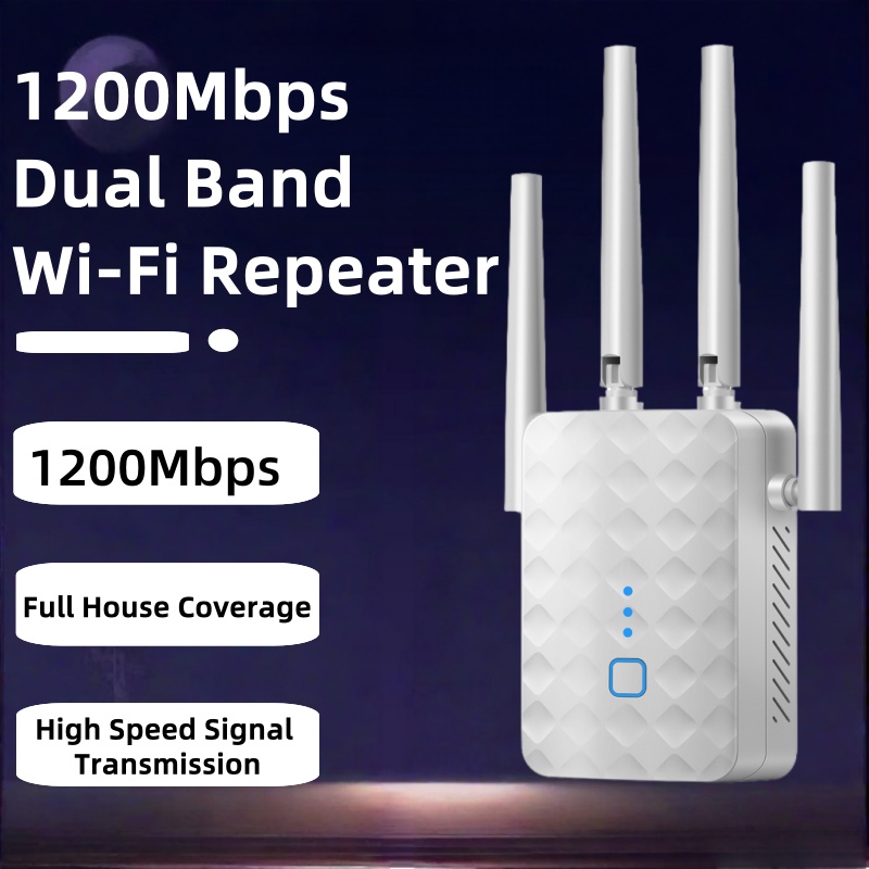 Wifi Range Extender - Wzmacniacz sygnału WiFi Dual Band 1200Mbps