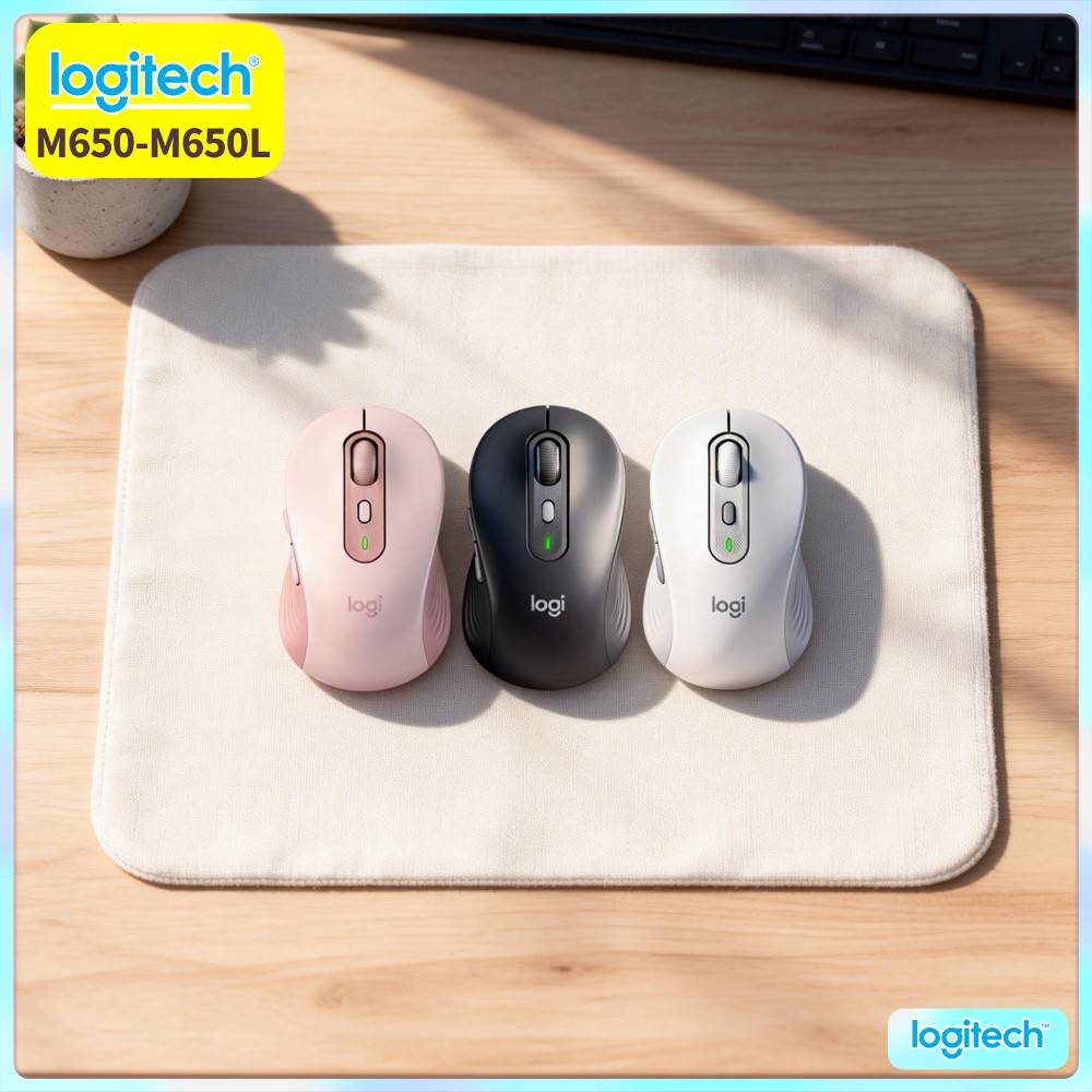 Office Tech For Home - Mysz Logitech M650/M650L Signature - Bezprzewodowa,