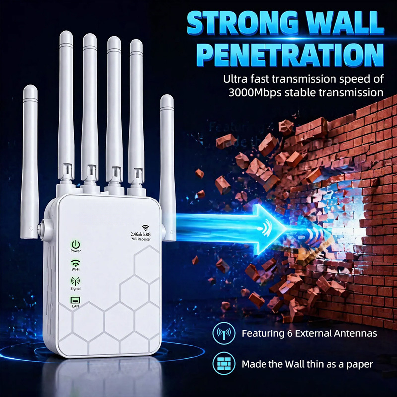 Wifi Range Extender - Wzmacniacz sygnału WiFi 6 AX1800 Dual