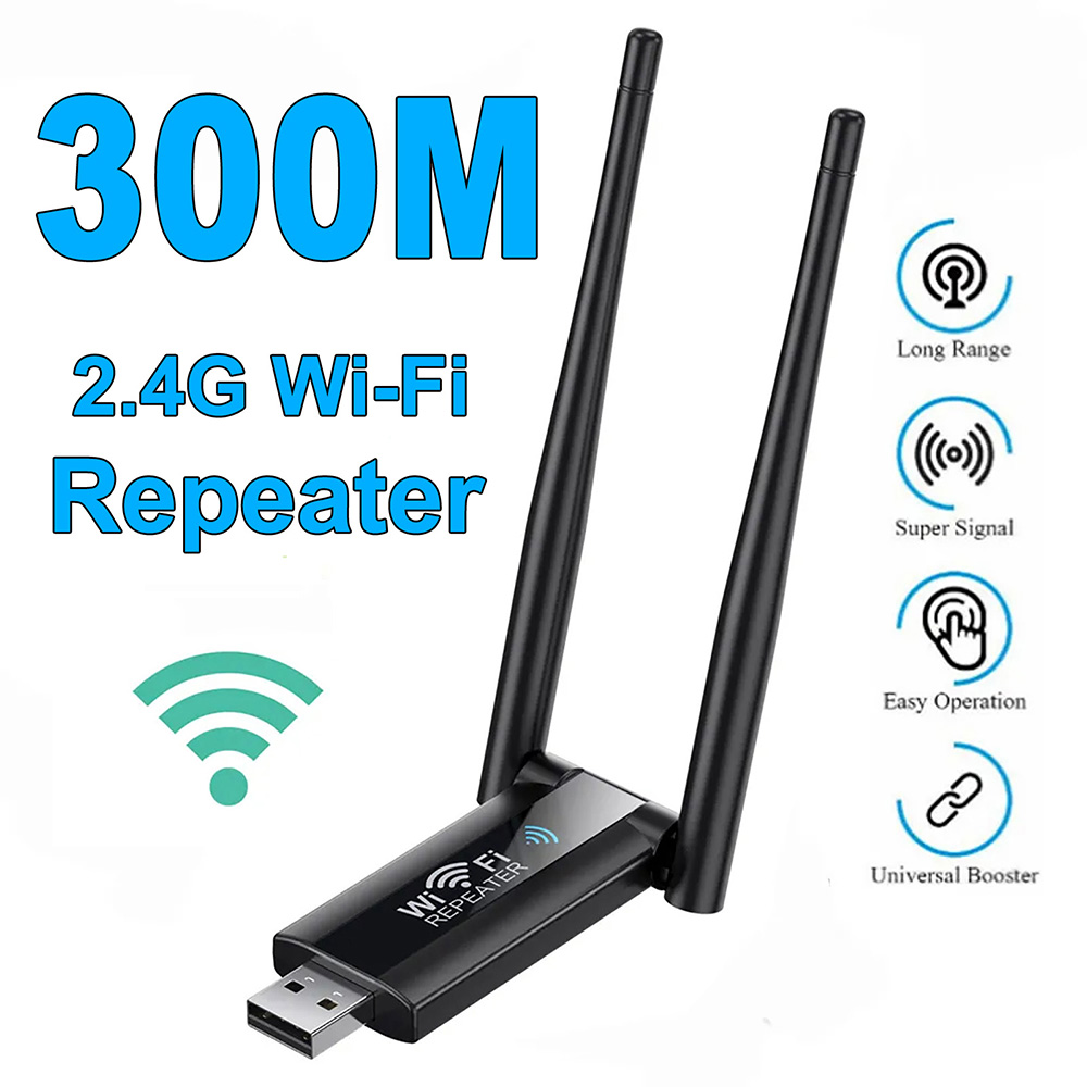 Wifi Range Extender - Wzmacniacz sygnału WiFi 300Mbps, repeater bezprzewodowy