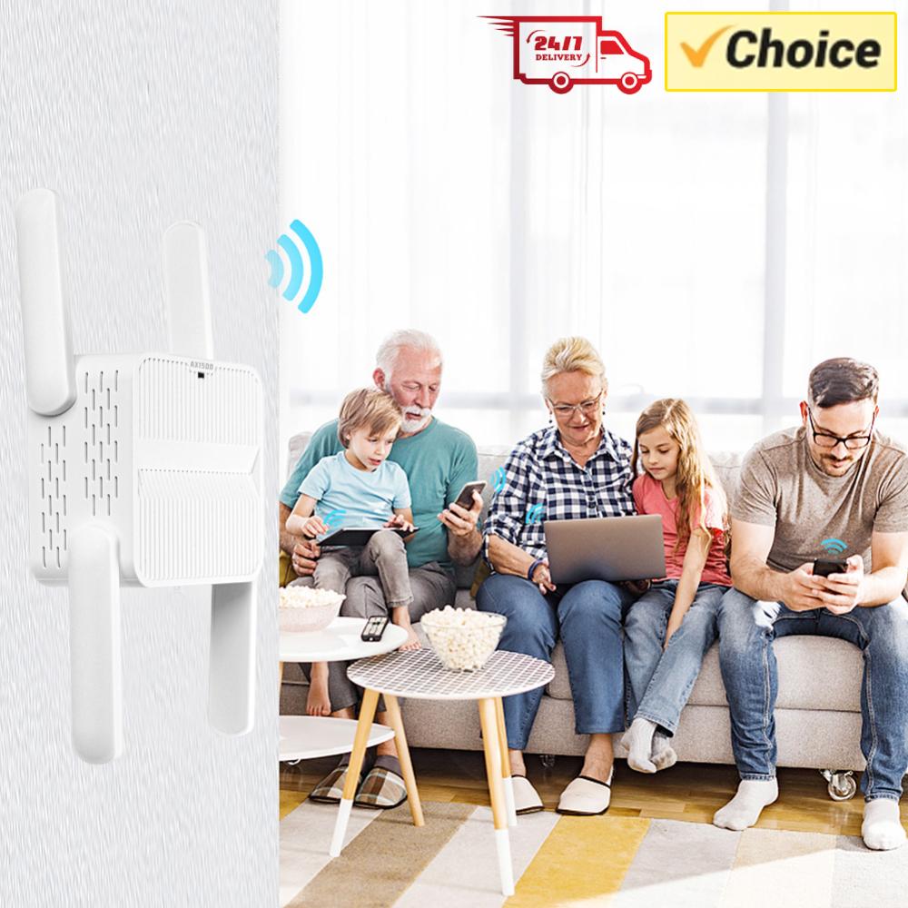 Wifi Range Extender - Wzmacniacz WiFi 6, przedłużacz zasięgu 1500Mbps,