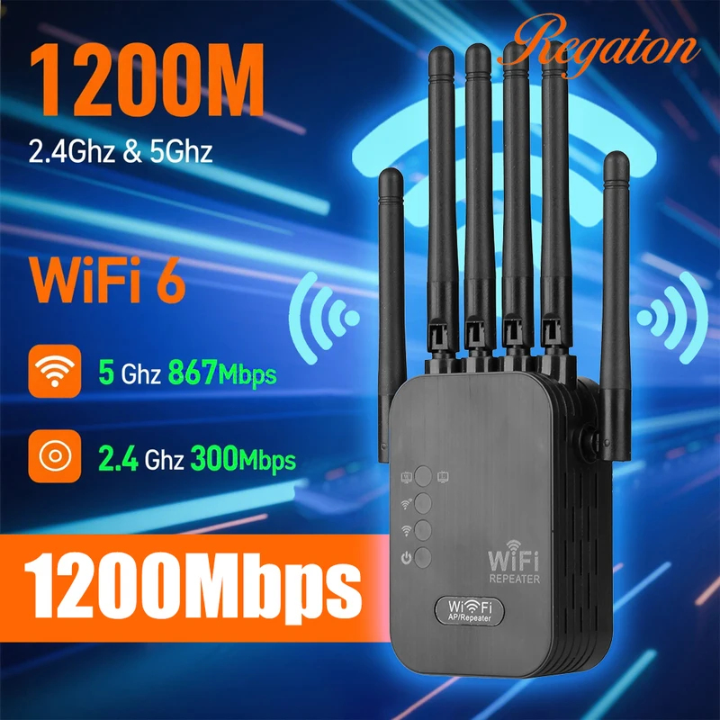 Wifi Range Extender - Bezprzewodowy wzmacniacz sygnału WiFi 5G 1200Mbps