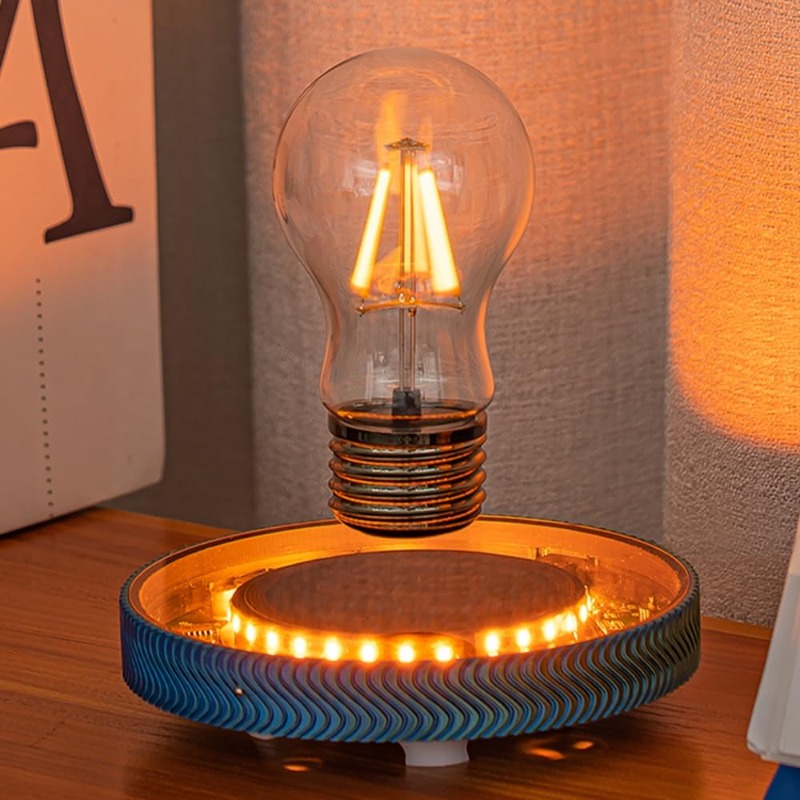 Office Tech For Home - Lampa biurkowa LED bezprzewodowa, lewitująca, unosząca