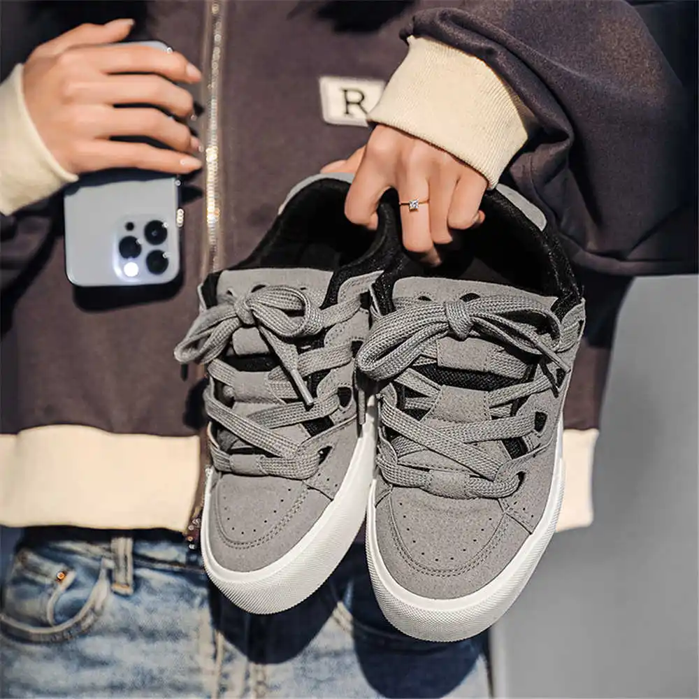 Office Tech Ideas - Ze sznurowaniem Hiphopowe damskie buty szkolne