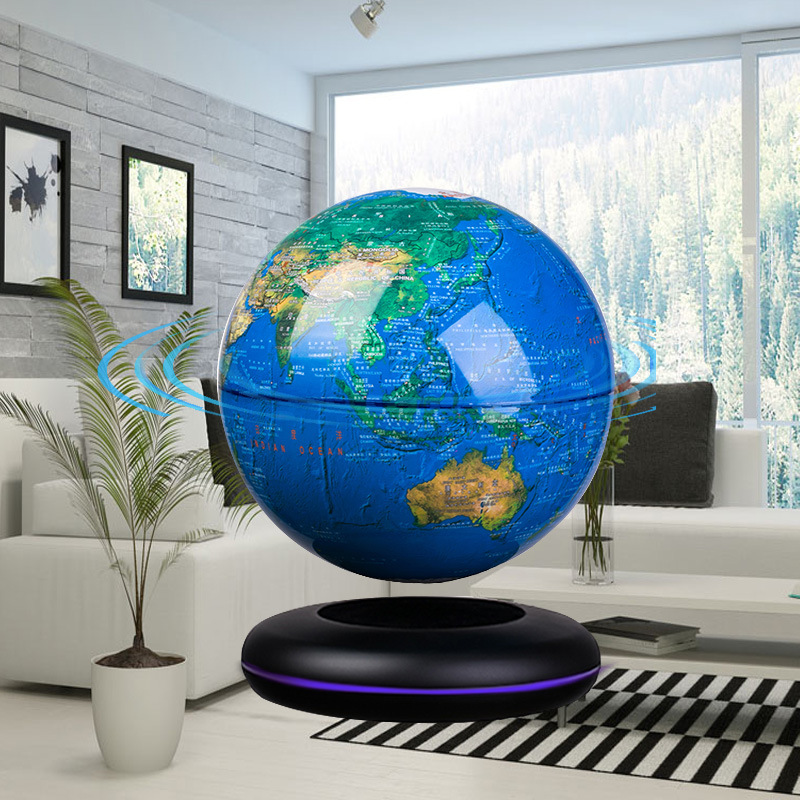 Office Tech For Home - Magnetyczna Lewitująca Kula Ziemna 8 Cali,