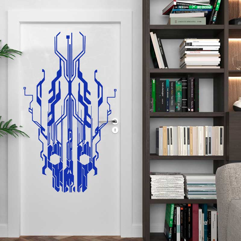Chip Circuit Tech Skull Winylo – Office Tech Decor recenzja i cena