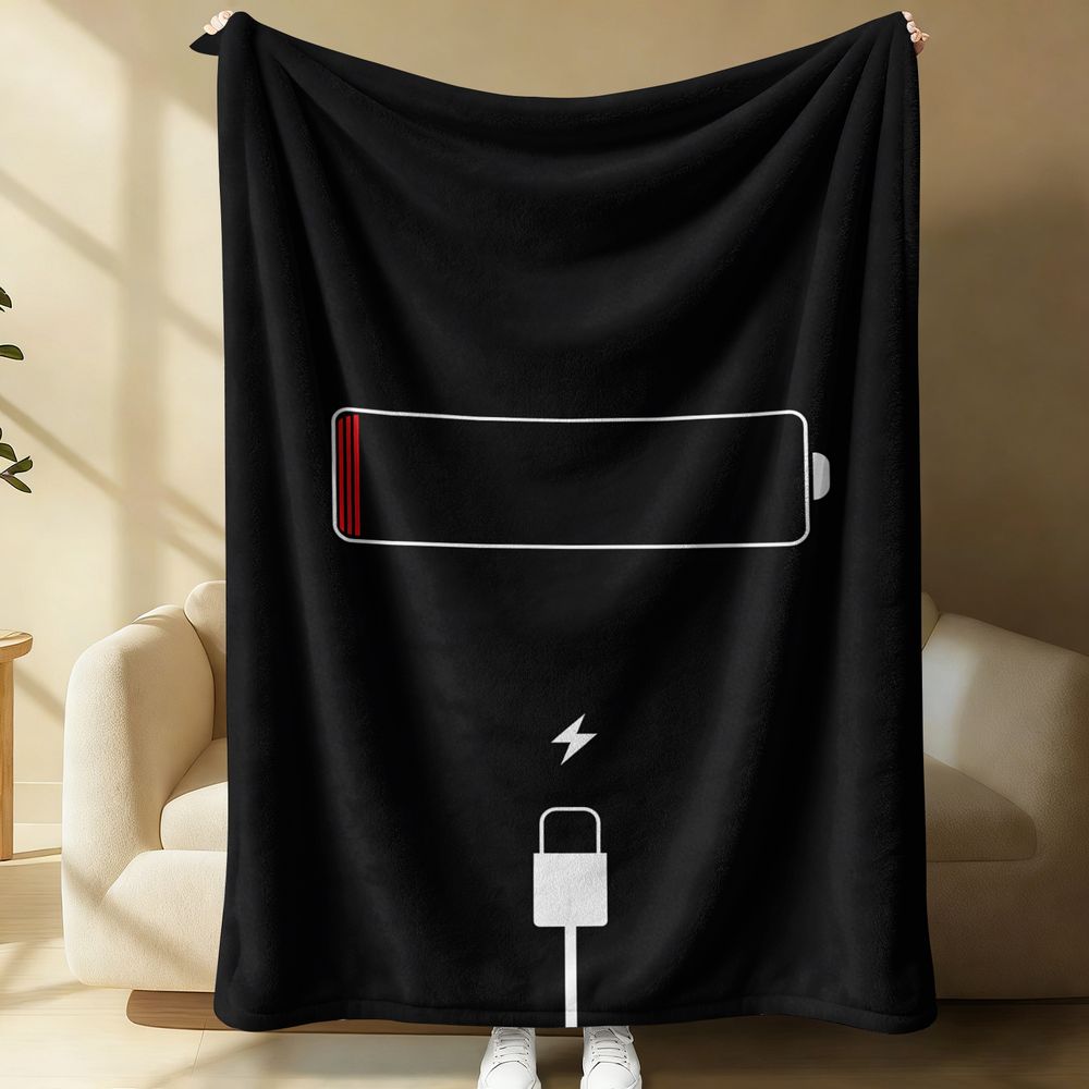 Minimalistyczny koc flanelowy  – Office Tech For Home recenzja i cena