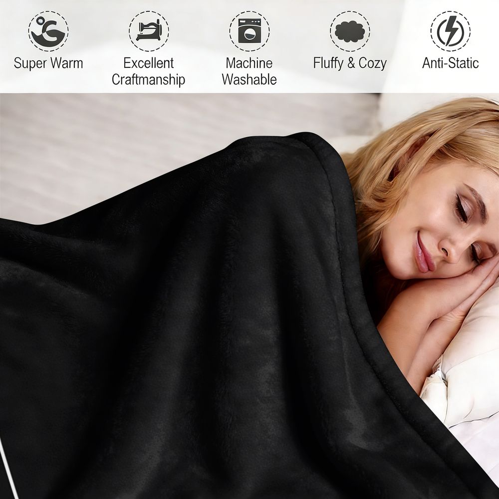 Minimalistyczny koc flanelowy  – Office Tech For Home recenzja i cena