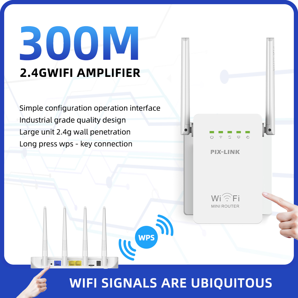 PIX-LINK WR02E Bezprzewodowy w – Wifi Range Extender recenzja i cena