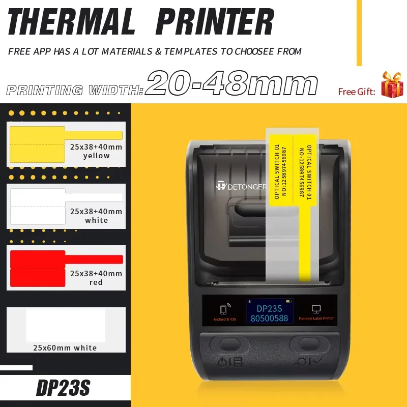 2026 Hit! Detonger DP23S DP230 – Label Printer Thermal recenzja i cena